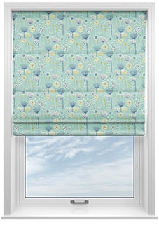 Bergen, Seafoam - Twist&Fit Roman Blind